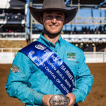 MI110597-Morayfield Cowboy Troy WIlkinson is the Mount Isa Mines Open Bull Ride Champion after covering all three of his bulls for a 252pt ggregate