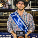 MI212262-Tyler Chong wins the inaugural Mount Isa Mines Saddle Bronc Championship with a 71pt ride