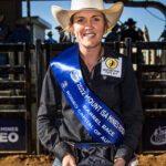 MI218114-Charters Towers cowgirl Tylen Gibb is the 202 Hit102.5FM Mount Isa Ladies Barel Race Champion